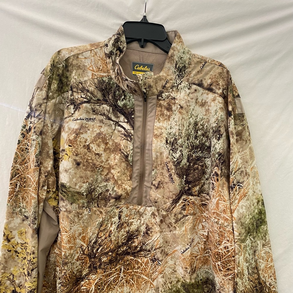 CABELA’S  3XL LIGHTWEIGHT CAMO WINDBREAKER